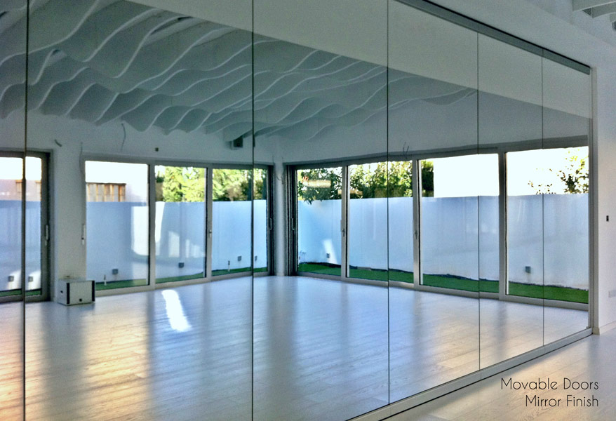 Movable Doors - Mirror Finish